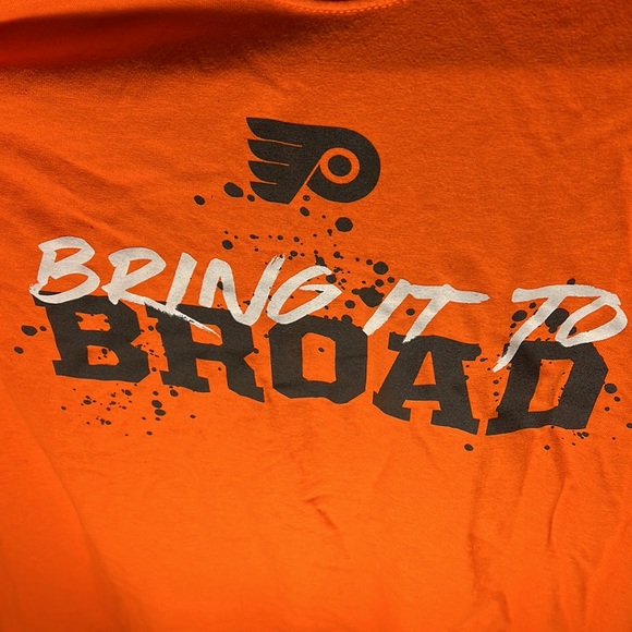 NHL Men’s Flyers Bring It To Broad 2021-2022 Home Schedule Color Orange - Picture 2 of 5